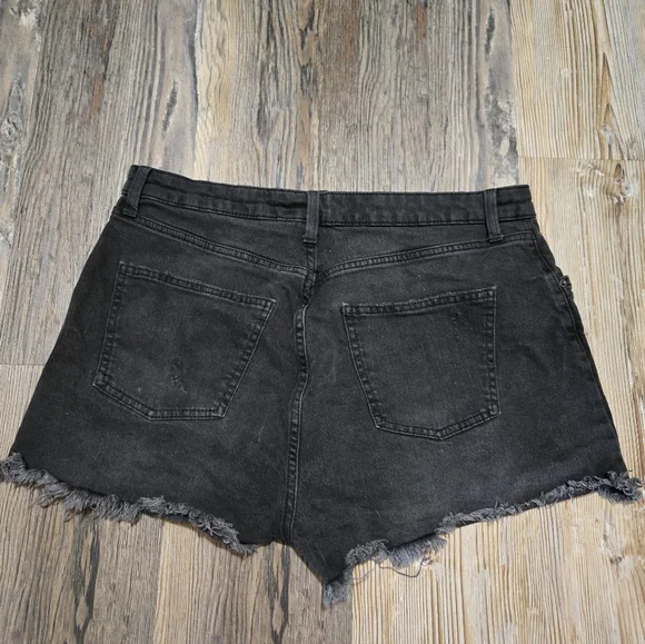 Wild Fable Black Distressed Jean Shorts - Picture 11 of 13